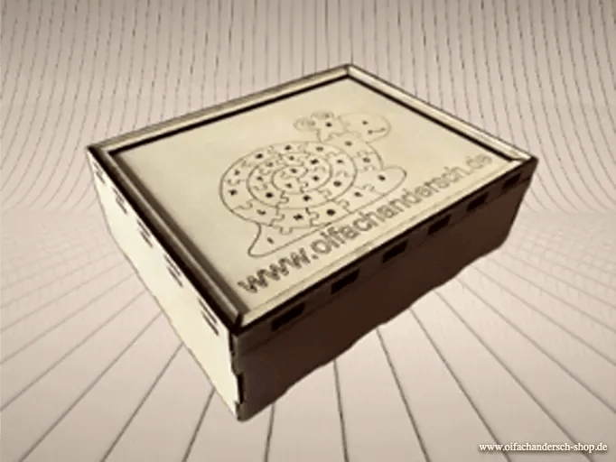 Aufbewahrungsbox_Zu Holzpuzzle in Schneckenform – Bild 2
