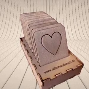 Formen Lernkarten aus Holz